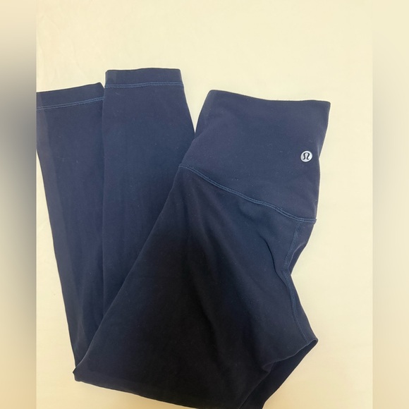 lululemon Align High-Rise Pant 25" - True Navy - Size 8 - Picture 2 of 5